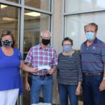 St. Clement Community Foundation (SCCF) recently presented grants to area agencies and organizations. Receiving one of the grants was Sandra M Bereitschaft Foundation (SMBF) for their Meals on Wheels program. Pictured at the presentation are SCCF board members Dian Keil and Carl Gross with SMBF representatives Jim Bereitschaft and Marlou Eckert. SCCF was formed to ensure the availability and enhancement of health care services for future generations. Since 2003, the Foundation has provided grants and scholarships of over $494,000.